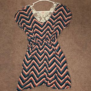 Chevron Striped Dress